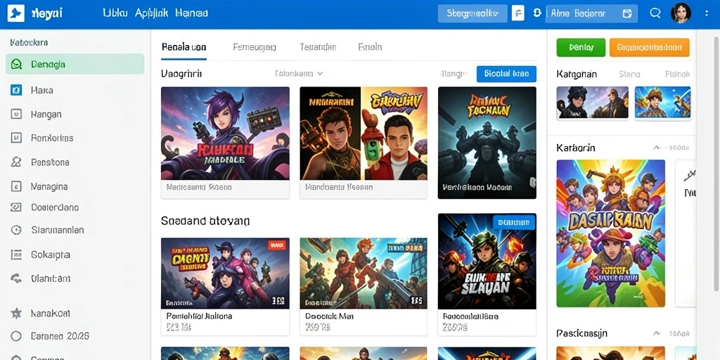 Tampilan antarmuka yang menarik dan user-friendly.