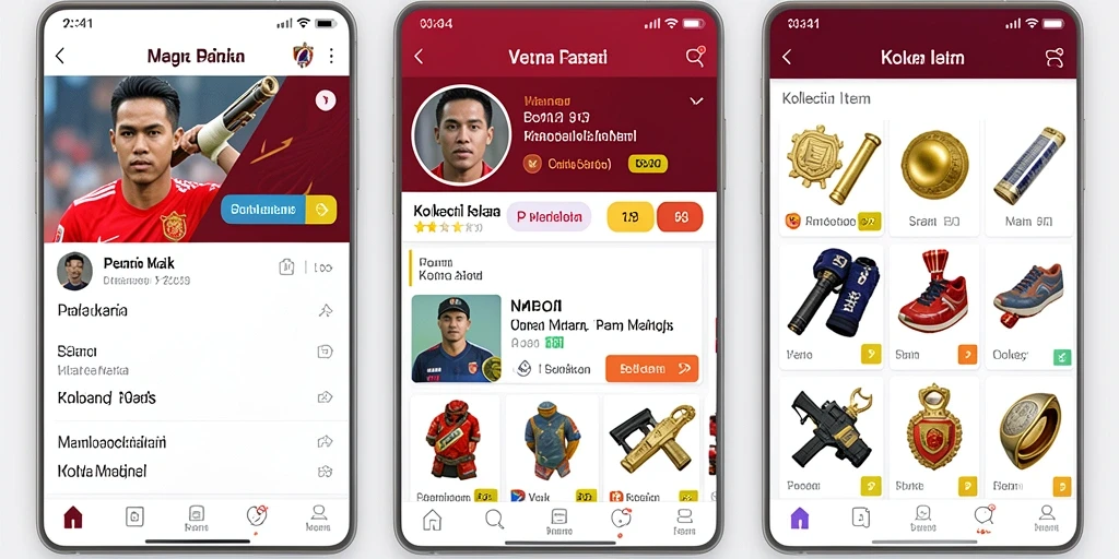 Tampilan antarmuka yang modern dan menarik.