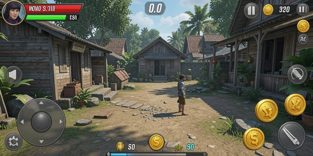 Grafis menawan yang memukau di POROS77.