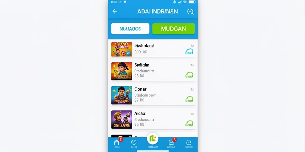 Tampilan antarmuka yang ramah pengguna.