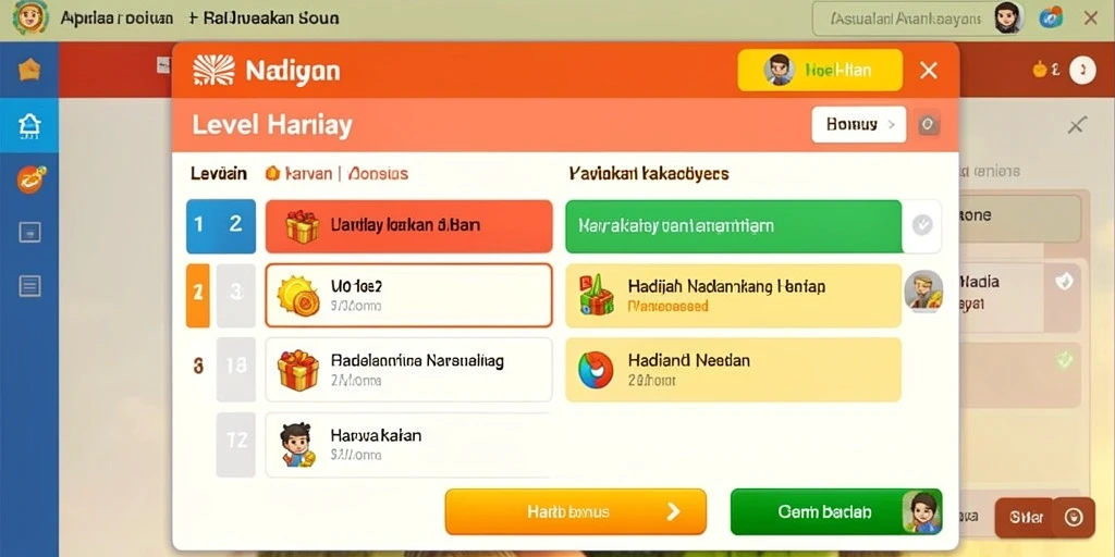 Tangkapan layar menunjukkan grafis menakjubkan dari VO777.