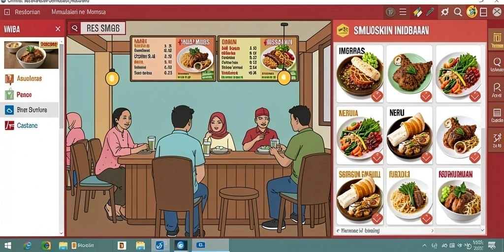 Tampilan antarmuka modern dari WP888.